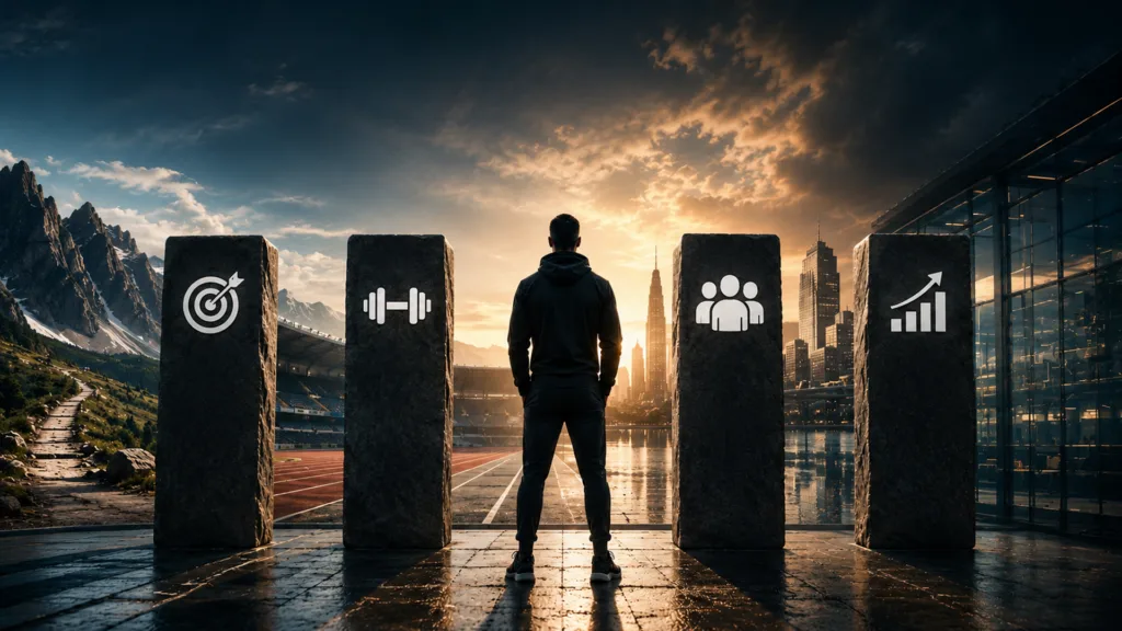 Dans le sport comme en gestion : voici mes 4 piliers